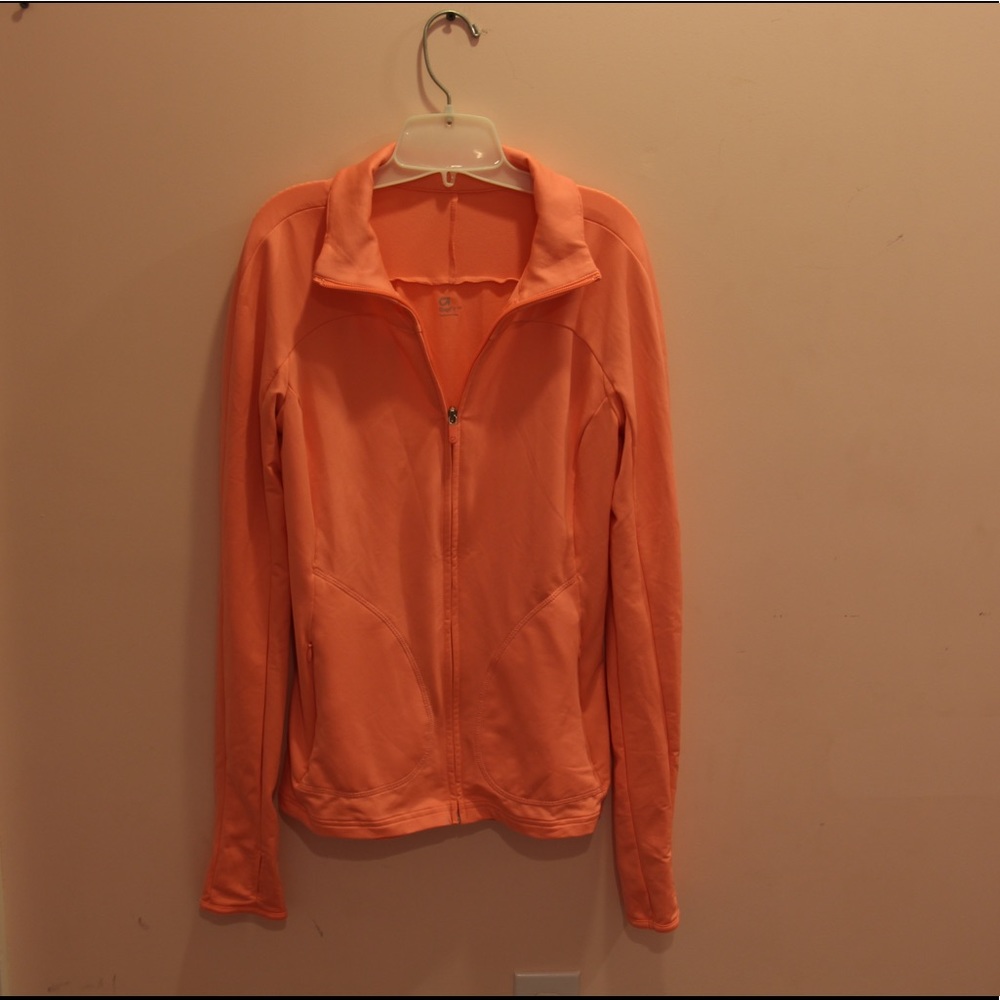 GapFit Neon Peach Zip Up Size XS perfect condition